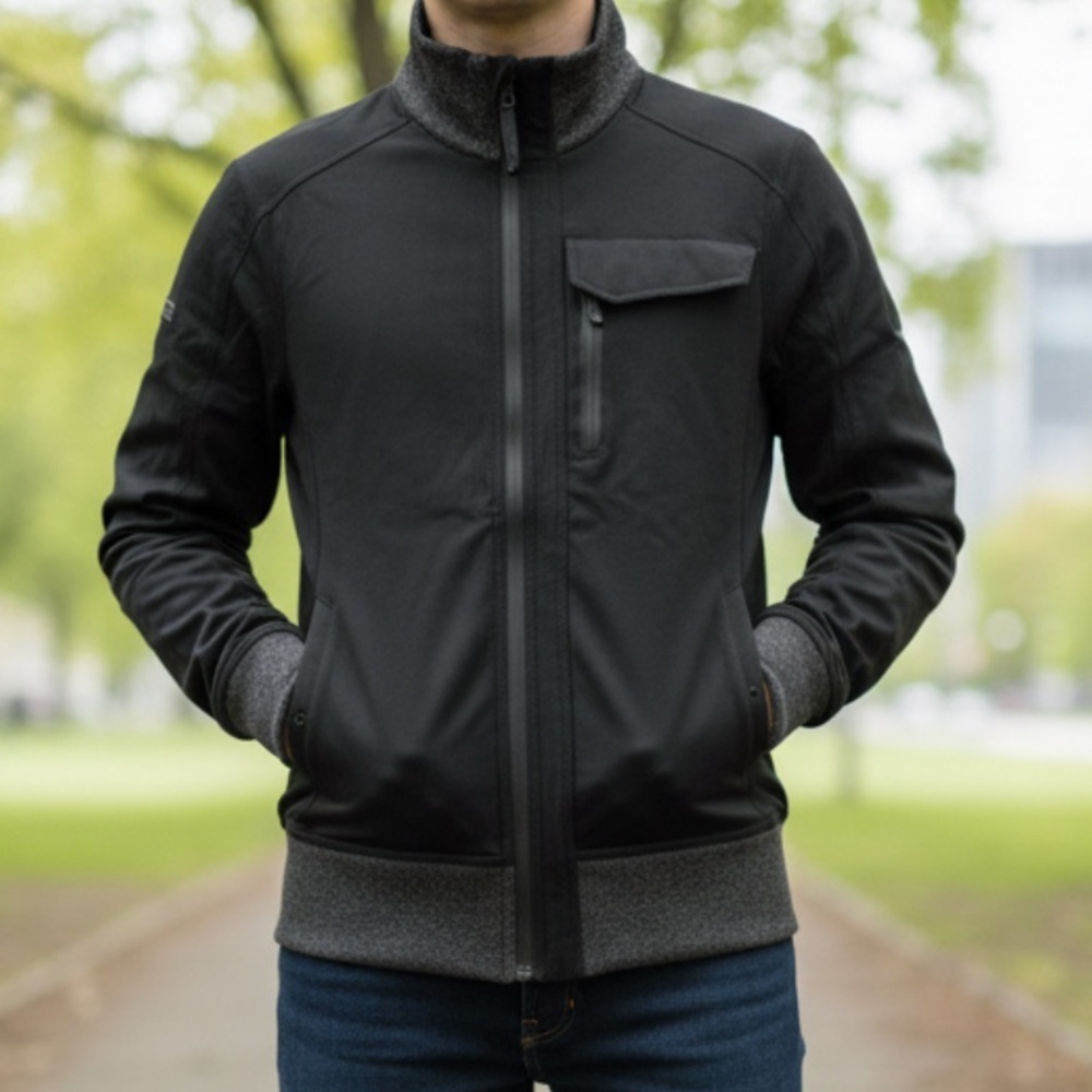 Lululemon zip-up jacket with a Mock collar. M